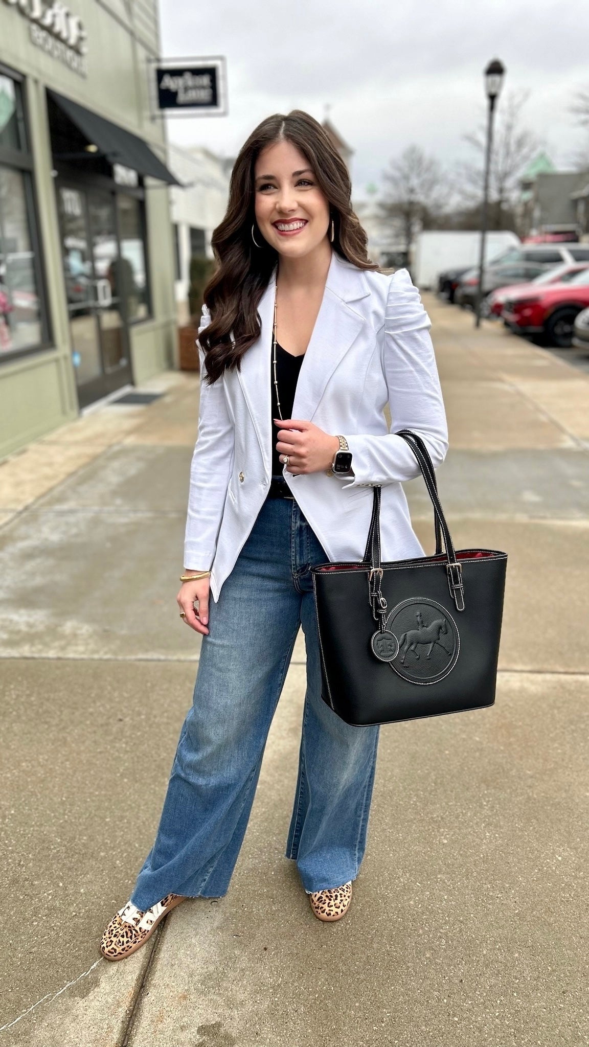 Emily McCarthy Bradshaw Blazer - White