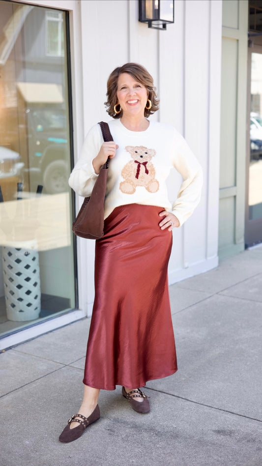 Teddy Bear Sweater - Ivory