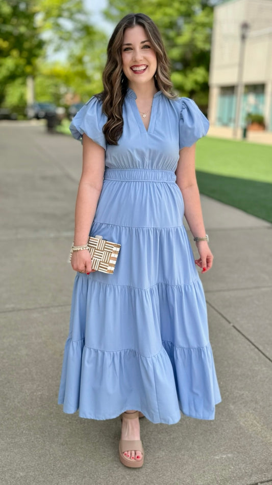 Classic Covington Dress - Chambray