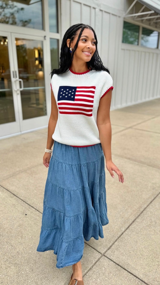 Flag Top - Off White