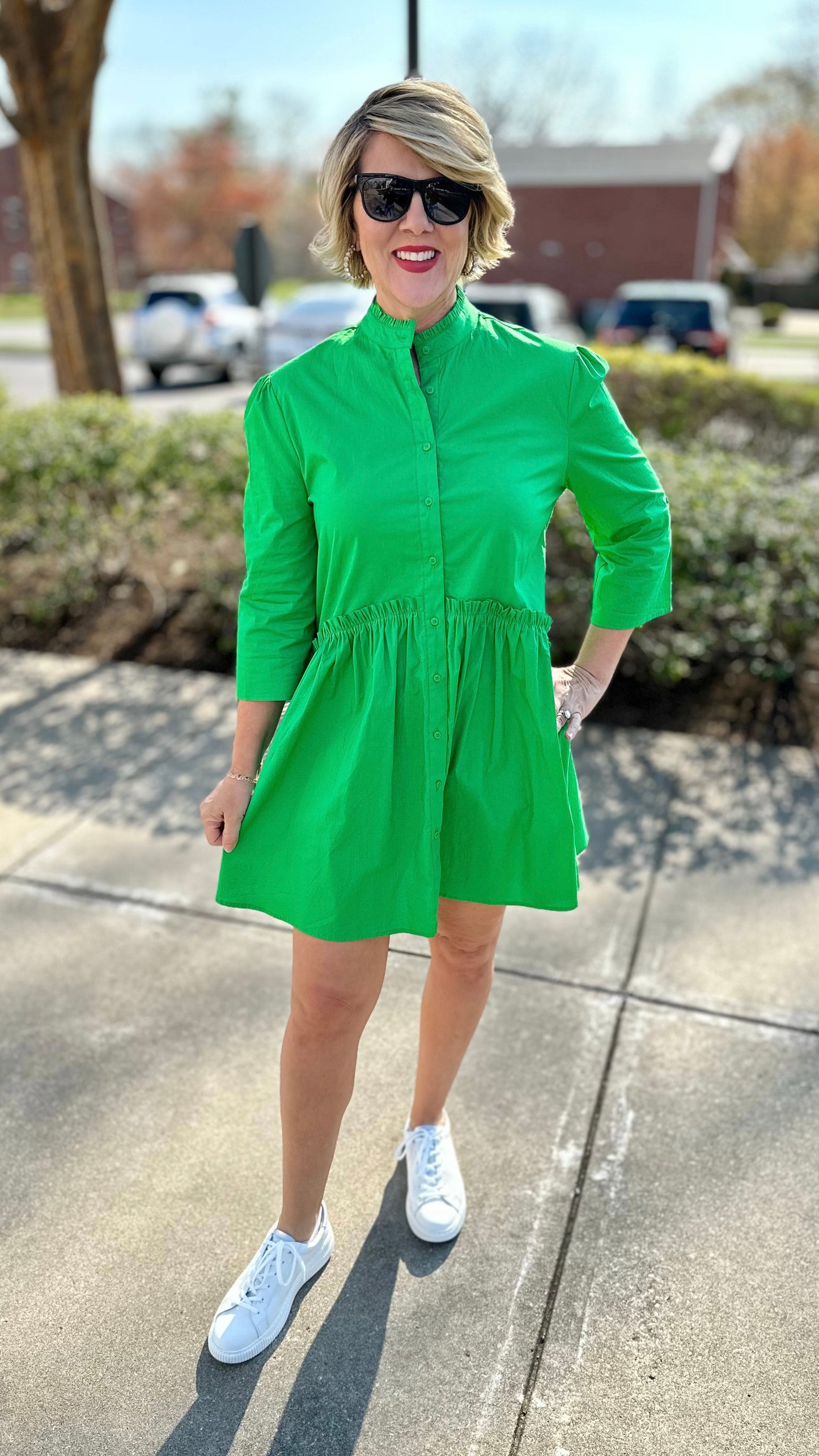 Taylor Tillman Cammie Dress - Garden Green