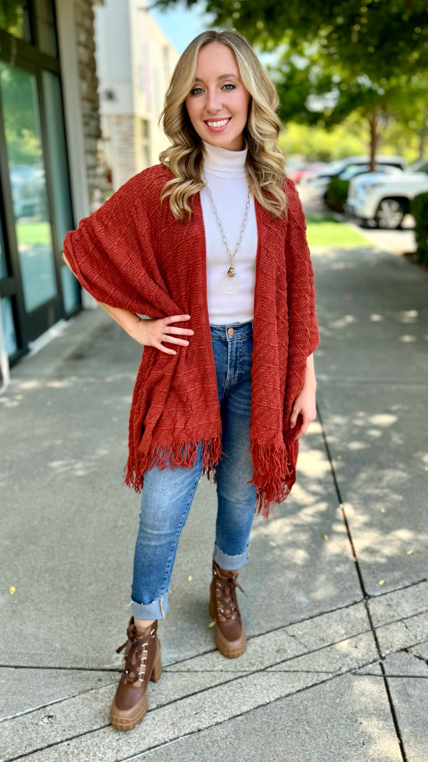 Rust Cozy Kimono