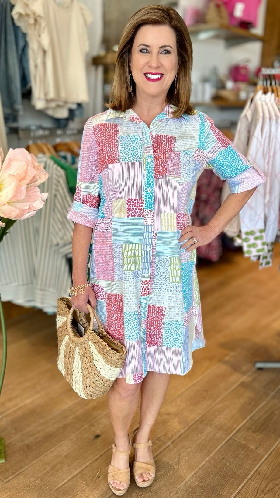 Perfect Travel Patchwork Shirt - Multi