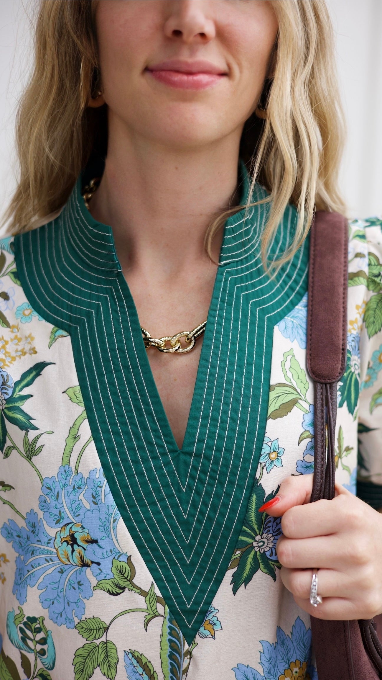 Charlotte Floral Dress - Ecru