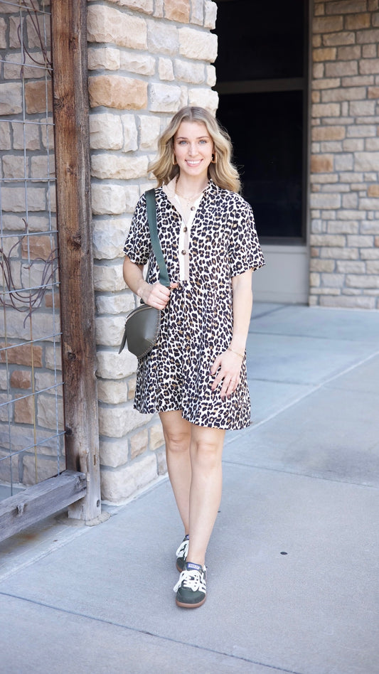 Charli Cheetah Print Dress