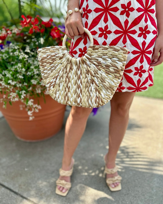 Woven Shopper Tote
