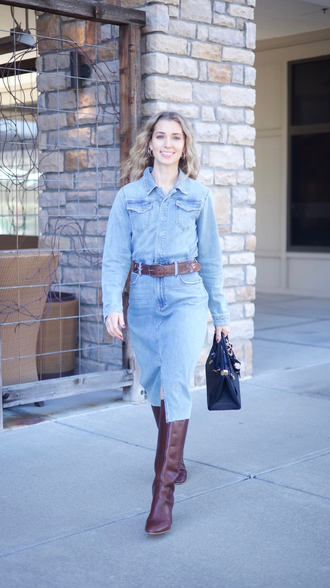 Dear John Lulu Denim Dress - Monterey