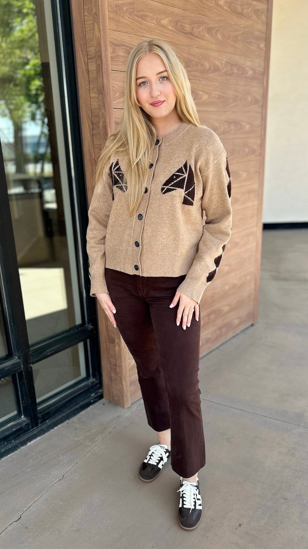 Belle Cardigan - Camel