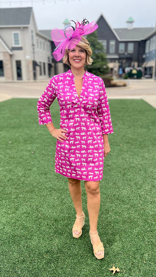 Uncle Frank Cat’s Meow V-Neck Dress