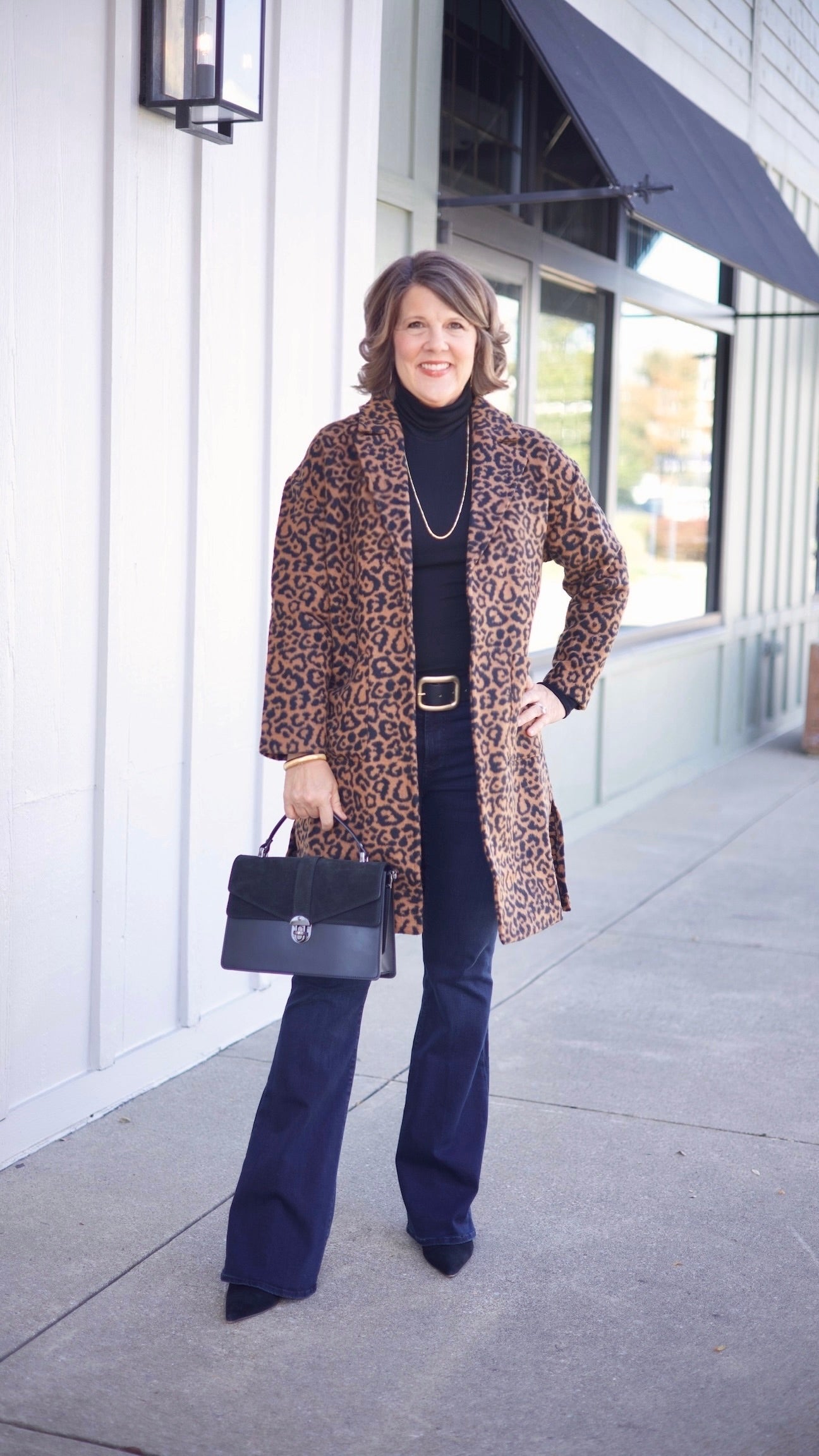 Avery Leopard Coat