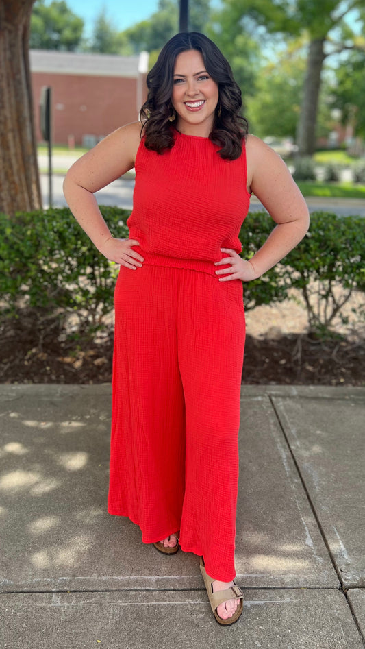 Michael Stars Gauze Janelle Tank - Spritz