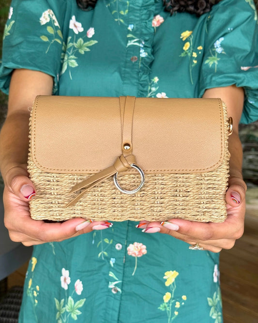 BC Woven Khaki Bag
