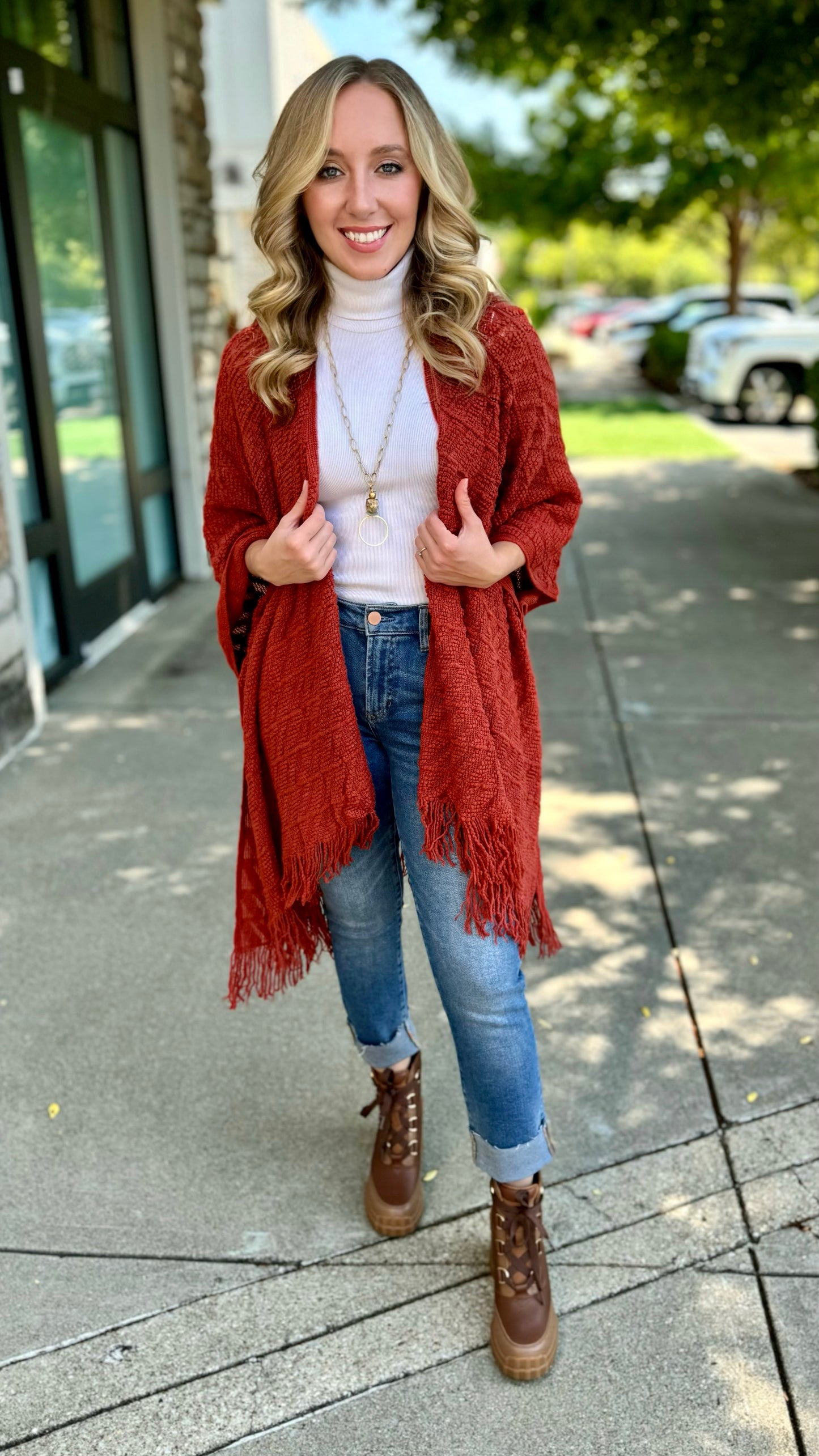 Rust Cozy Kimono