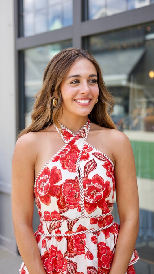 Maeve Floral Halter Dress