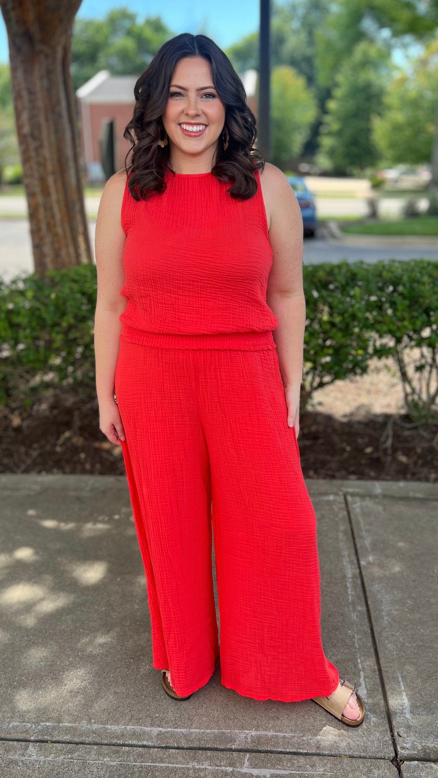 Michael Stars Gauze Janelle Tank - Spritz