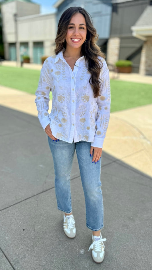 Ivy Jane Flock Of Birds Shacket