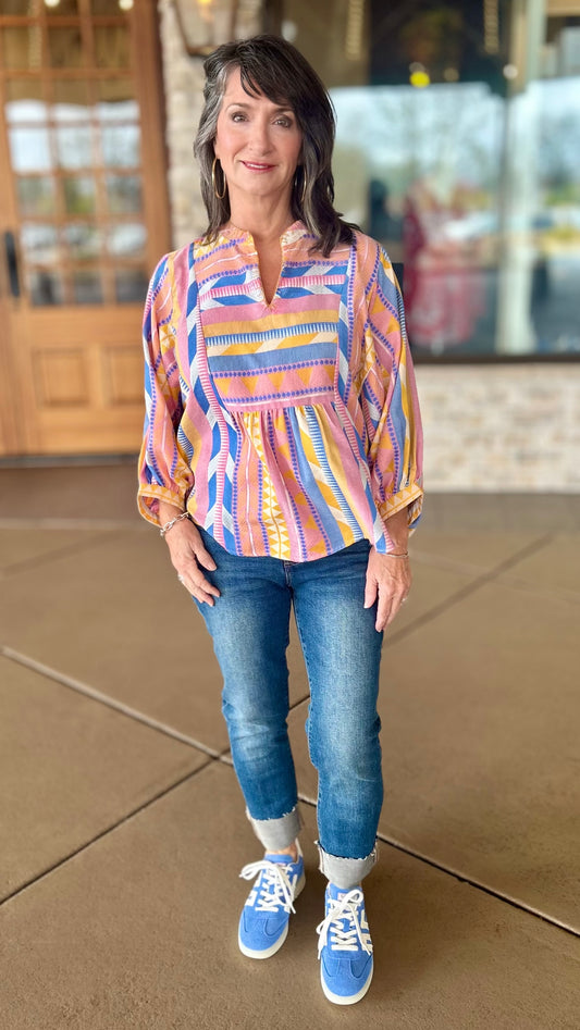 Ivy Jane Candy Striped Popover