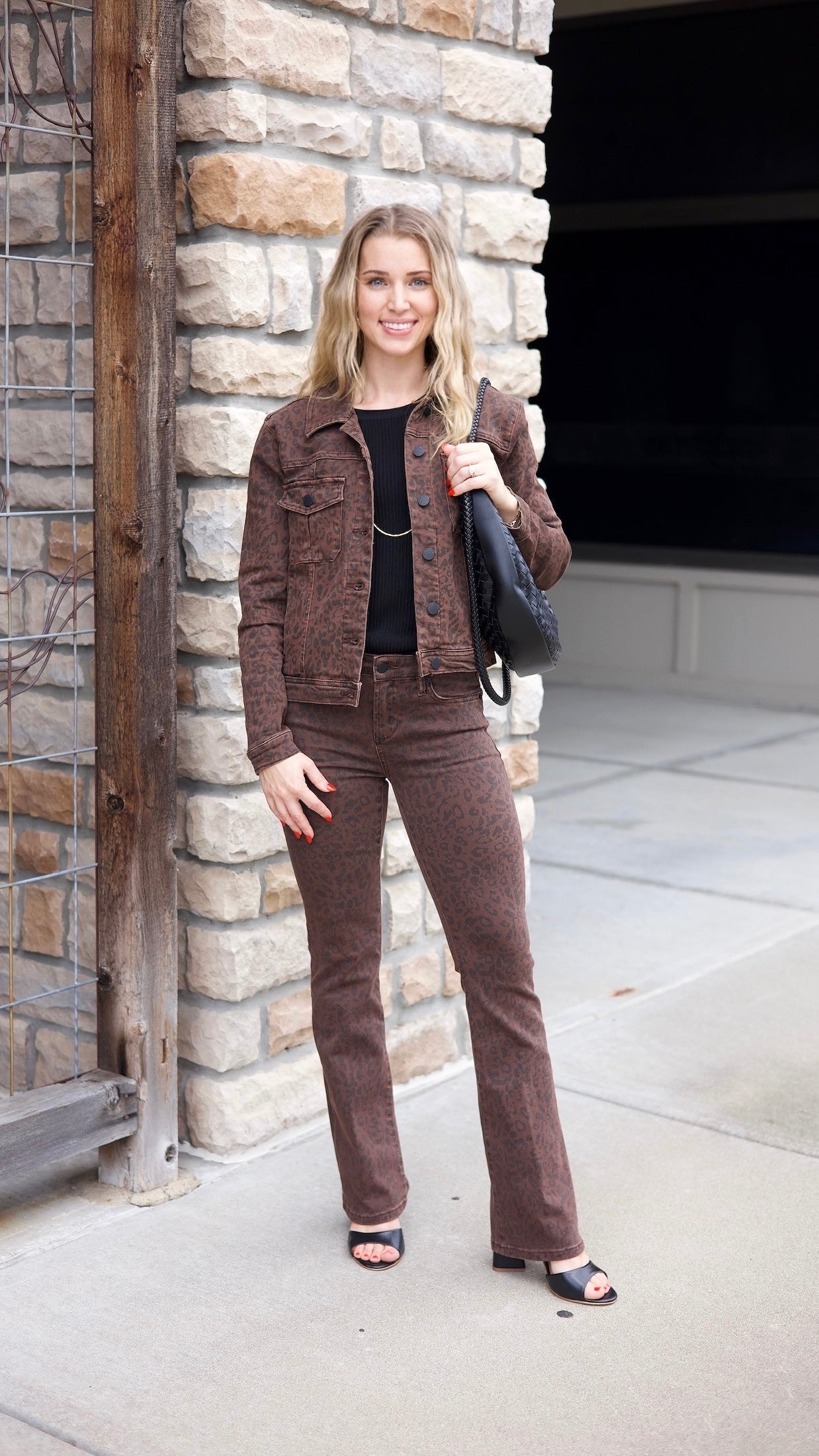 Dear John Brown Leopard Ainsley Jacket