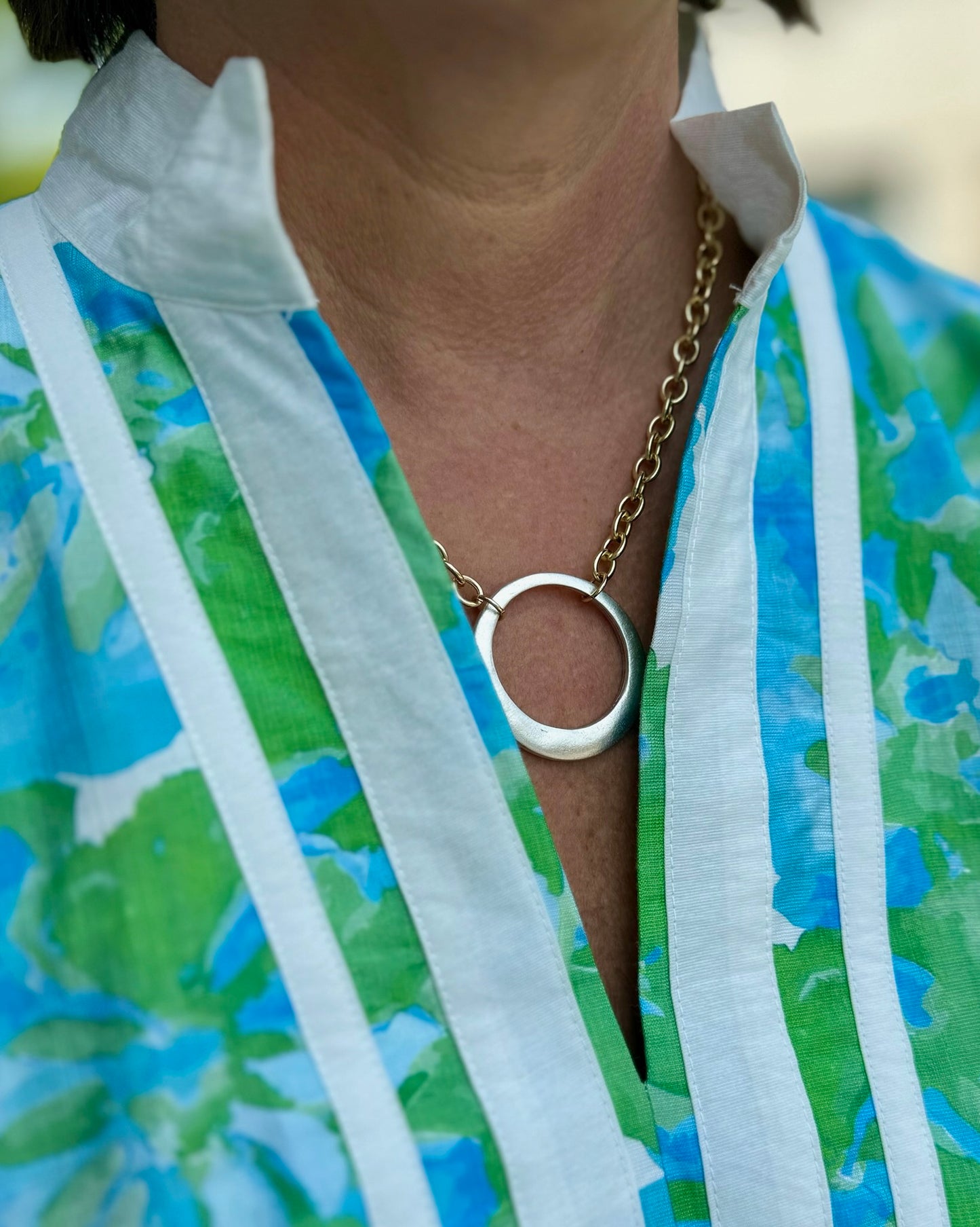 Gold & Silver Infinity Necklace