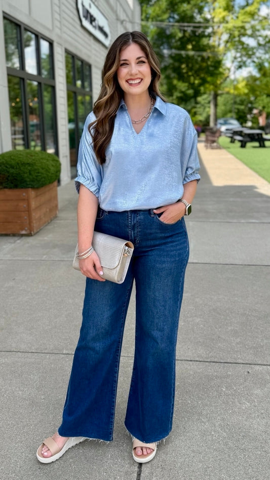 Iridescent Top - Blue