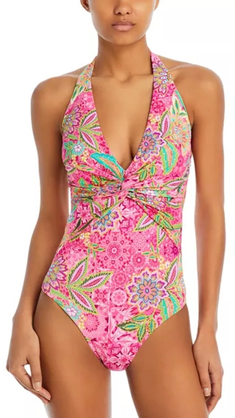 Johnny Was Flamingo Twist One Piece