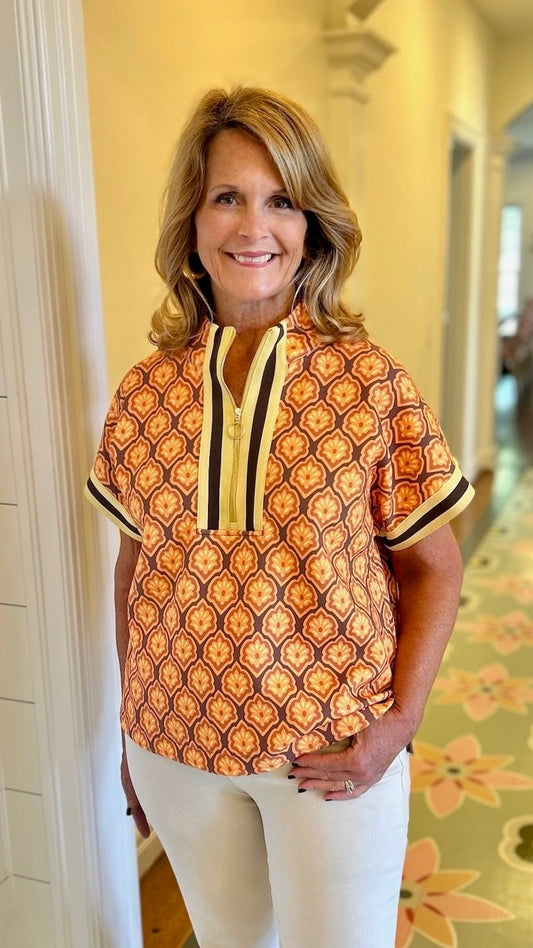 Rina Print Top