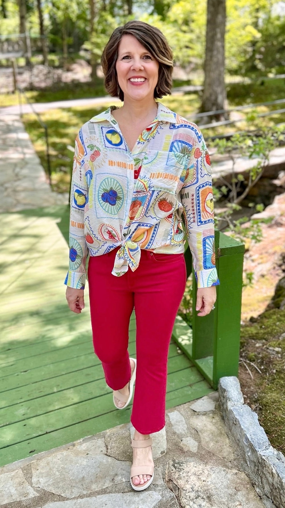 Fruit Bowl Blouse - Multi