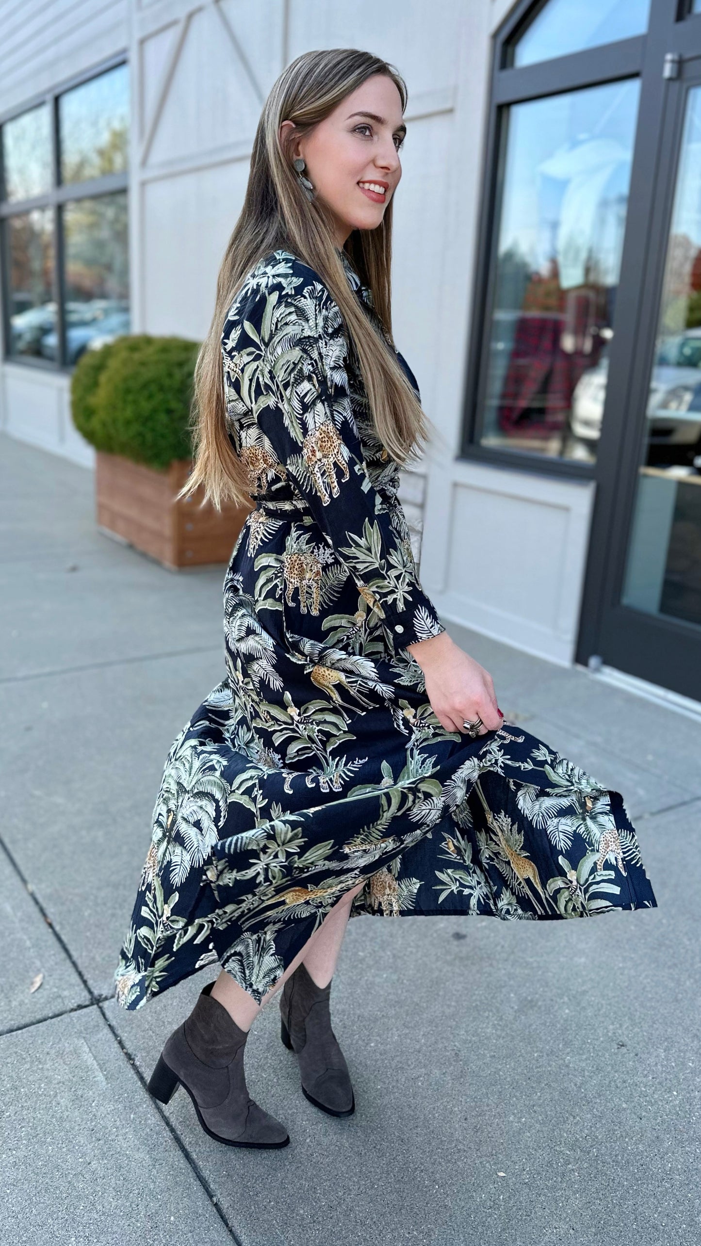 Guadalupe Luciana Dress - Black