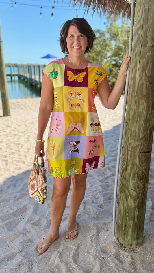 Uncle Frank Multi Bug Dress - Multi