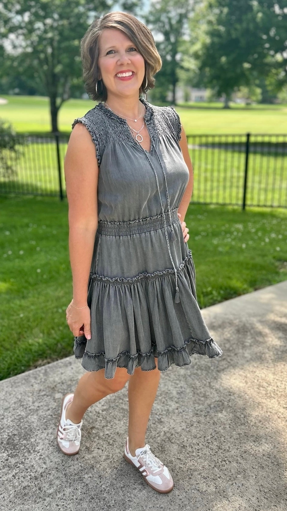 Dear John Melodie Dress - Ash