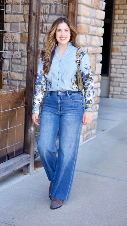 Claire Button Blouse