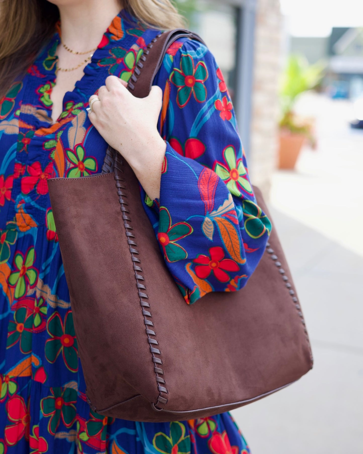 Shiraleah Piper Tote - Chocolate