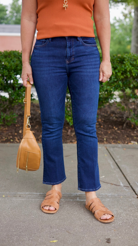 Dear John Jeanne Cropped Flare Jean - Richmond