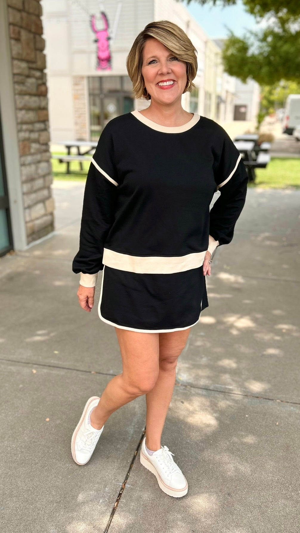 Sporty Chic Skort - Black