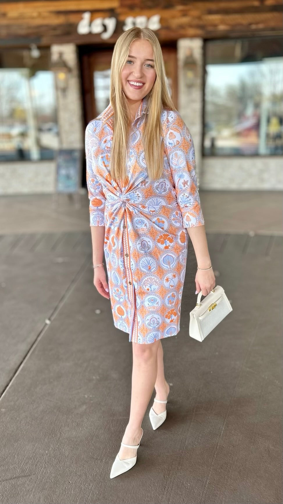 Gretchen Scott Multi Twist & Shout Dress