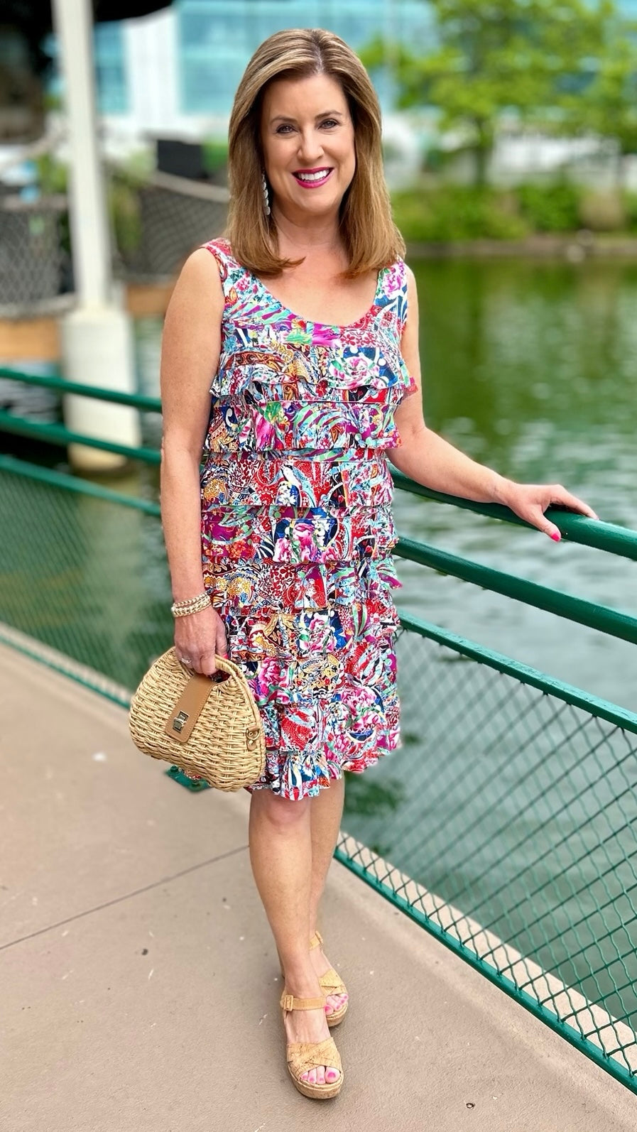 Isle Carnival Cha Cha Dress - Multi Print