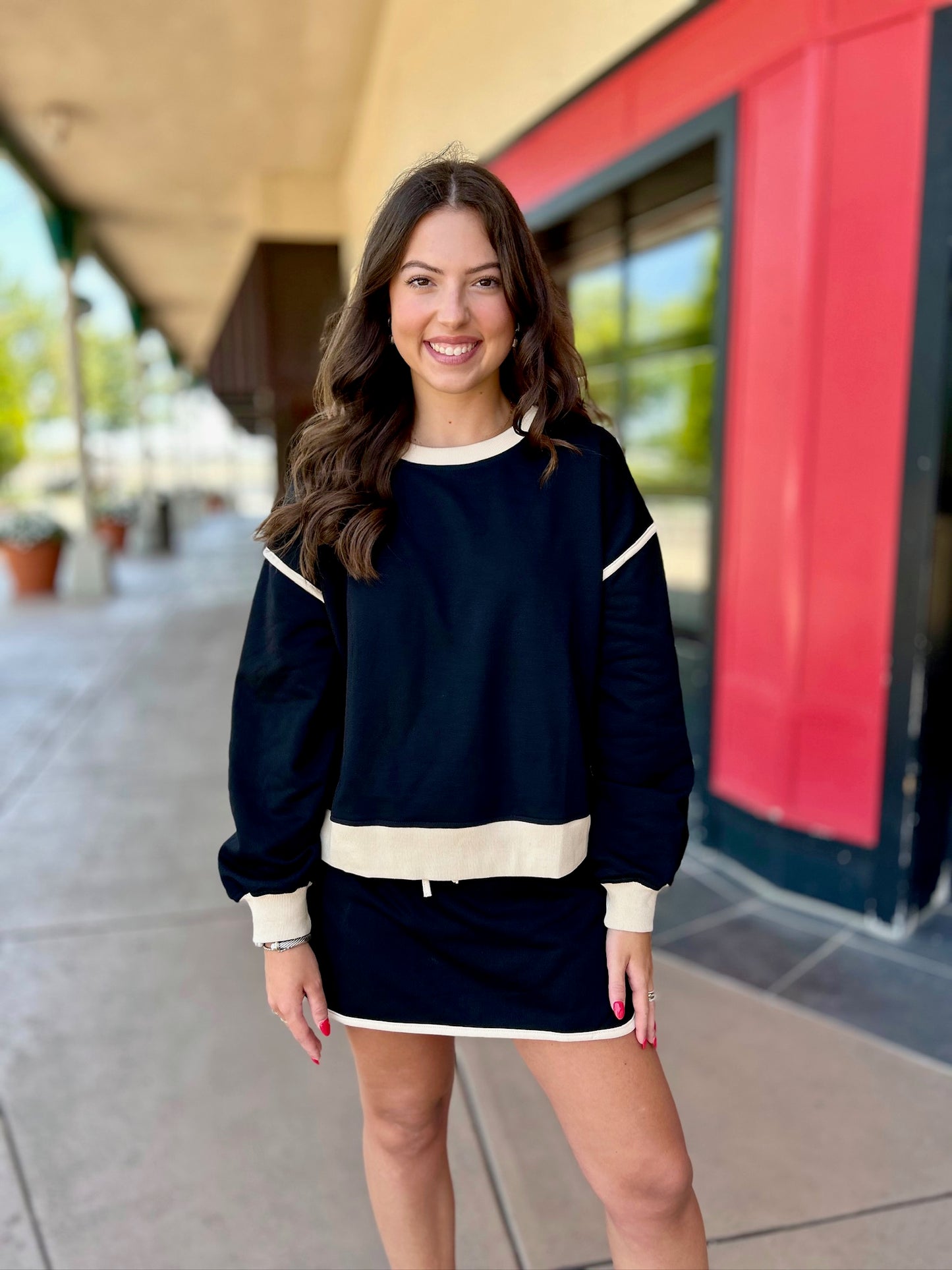 Sporty Chic Skort - Black