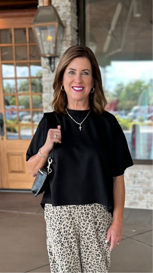 Dear John Maddox Crew Neck  - Black