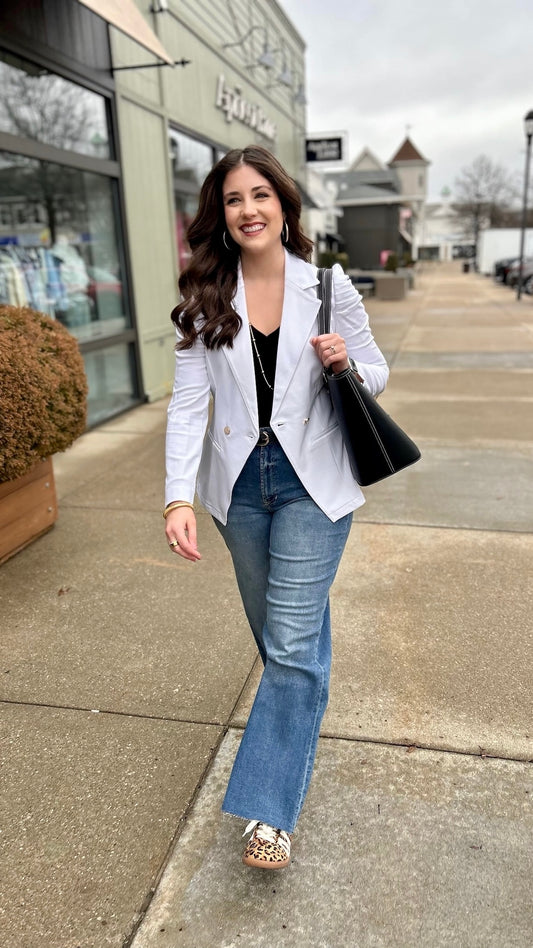 Emily McCarthy Bradshaw Blazer - White