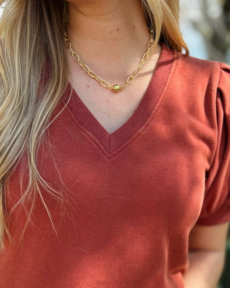 Med Link Charm Necklace