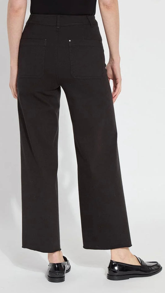 Erin Wide Leg Jegging - Black