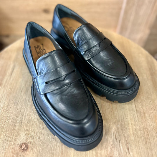 Miz Mooz Toni Chunky Loafer - Black