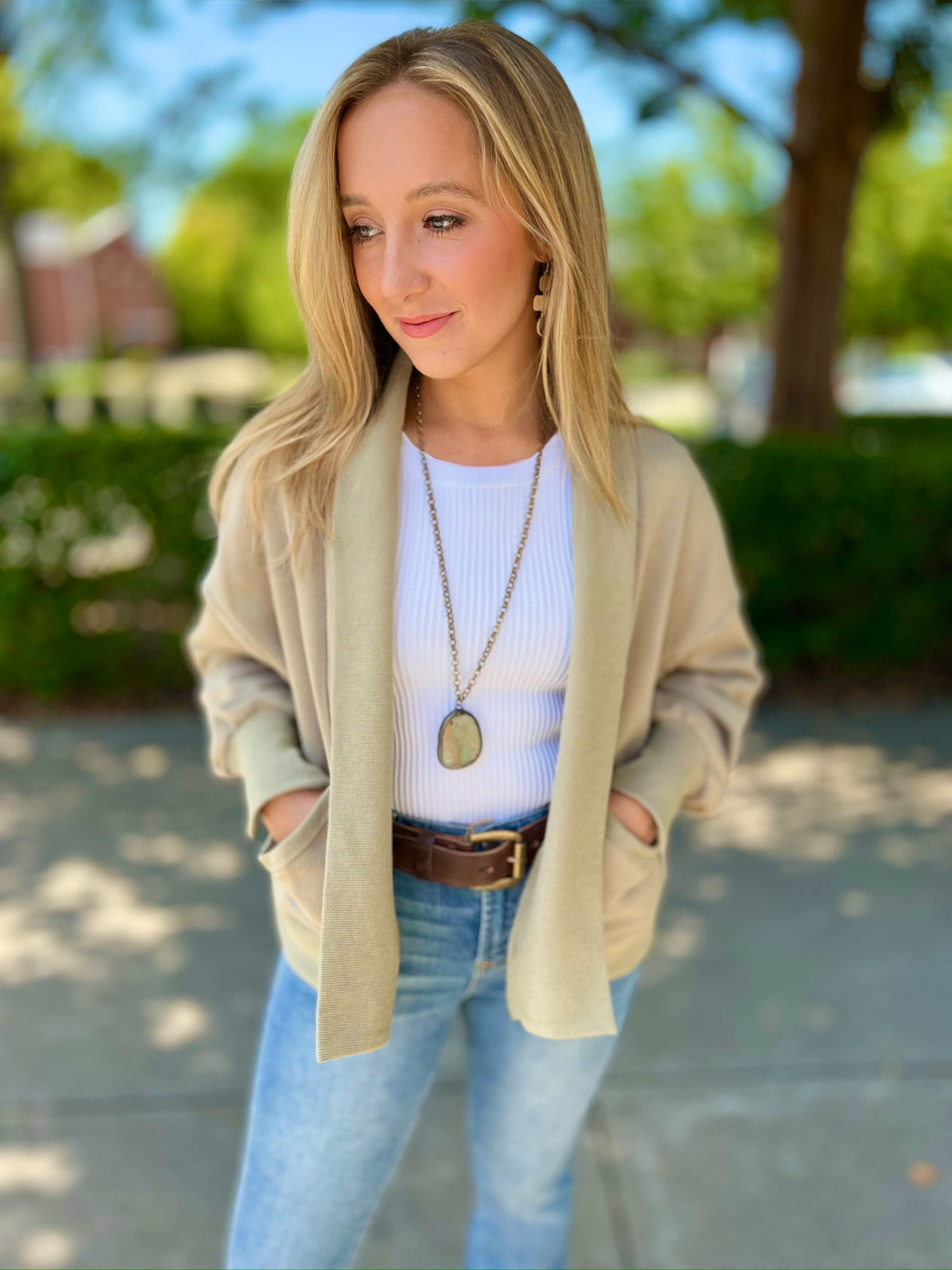 Remarkable Relaxed Cardigan - Olive