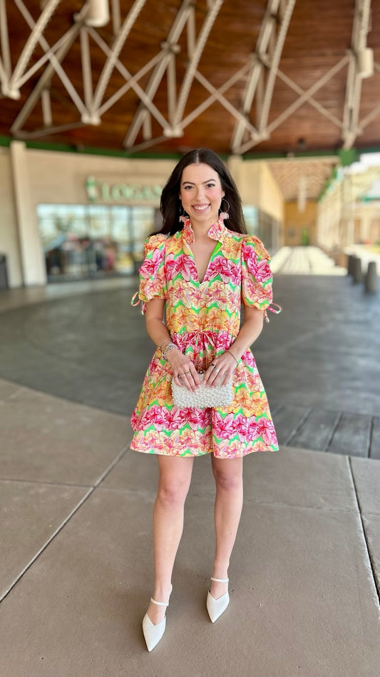 Emily McCarthy Posey Dress - Azalea