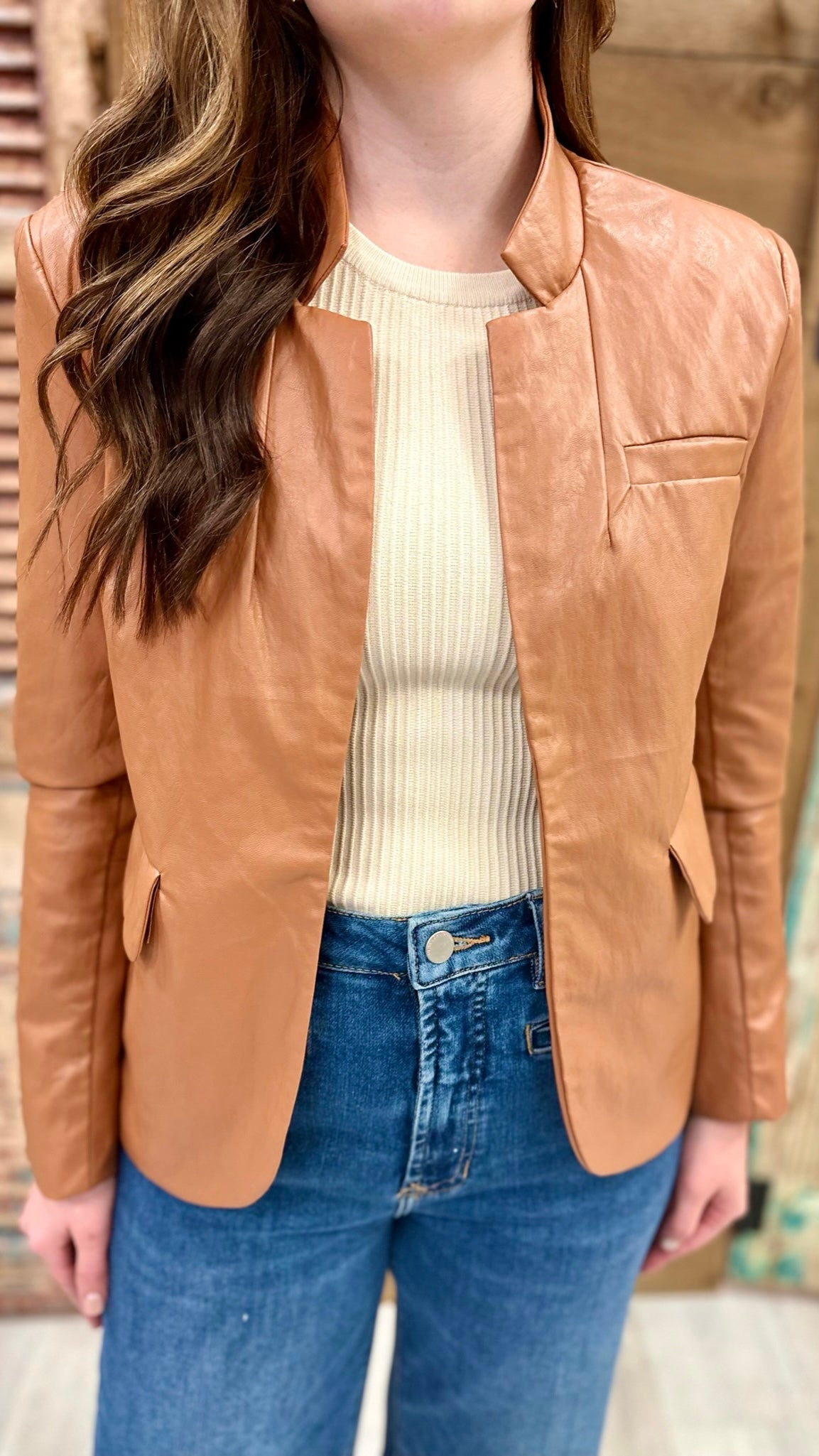Another Love Trinity Jacket - Saddle