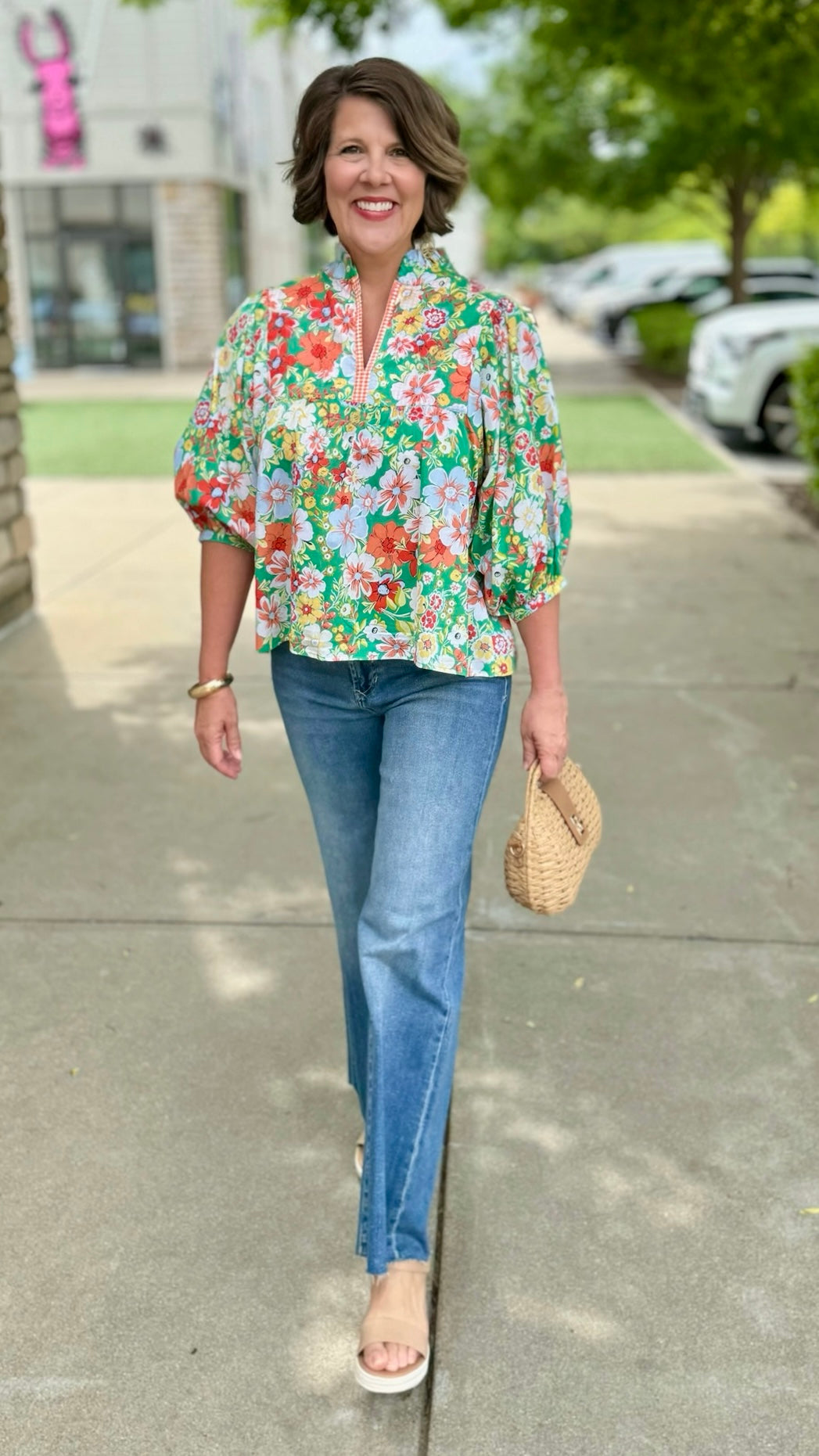 Ivy Jane Garden Green Top