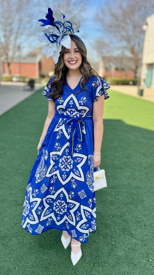Monaco Maxi Dress - Sapphire