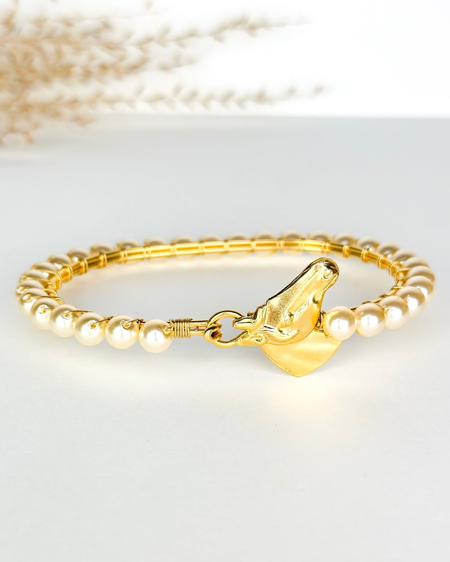 Yochi Pearl Horse Bracelet