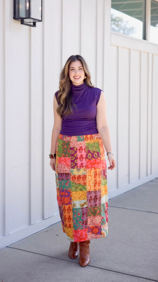 Ivy Jane Patchwork Skirt - Multi
