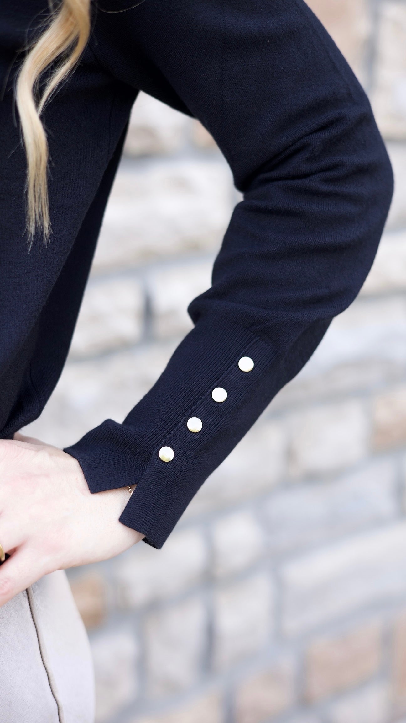 Gabbie Knit Top - Black